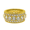 Bling Bling Royal 360 Eternity Band Gold CZ Ring