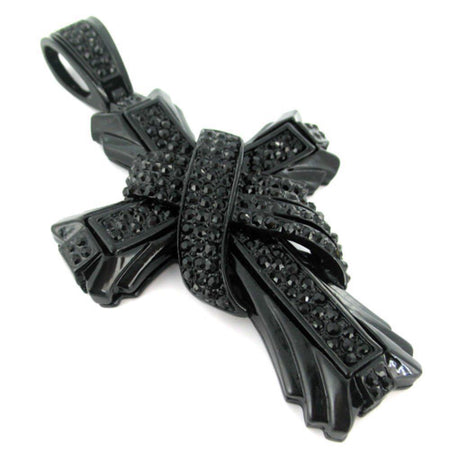 Black 6 Pointed Star Pendant