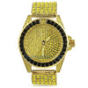 Princess Cut Lemonade 6 Row Bling Bling Watch