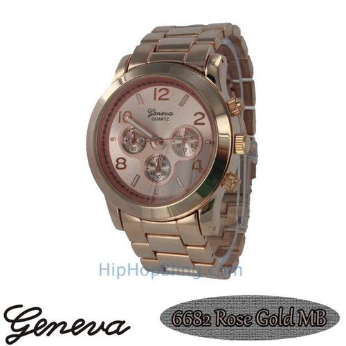 Classic Techno Pave Watch Rose