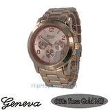 Classic Techno Pave Watch Rose