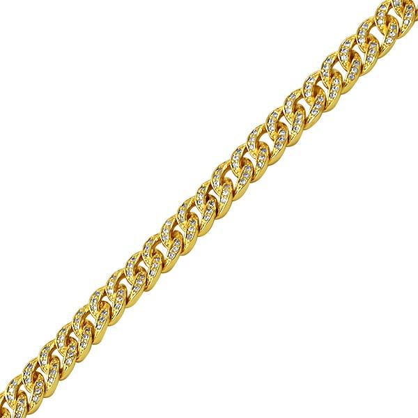 6MM Miami Cuban CZ Gold Hip Hop Chain