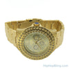 Gold 2 Row .50 Carat Diamond Hip Hop Watch