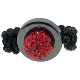Red Disco Ball Ring