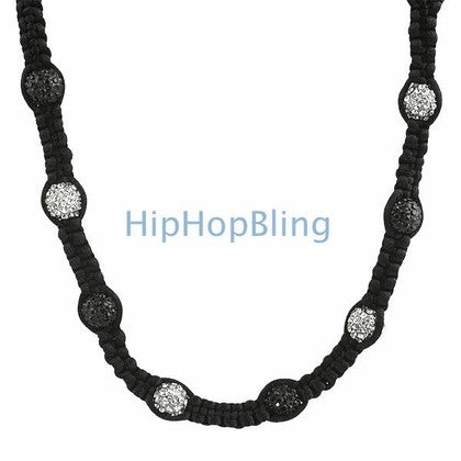 4mm Foxtail Franco Black Hip Hop Chain