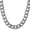 Hip Hop Cuban Chain Rhodium