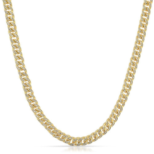 6MM Miami Cuban CZ Gold Hip Hop Chain