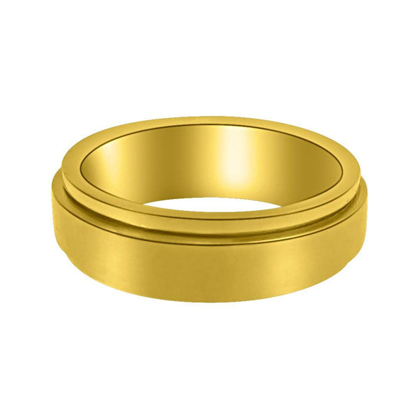 Gold Eternity Ring Stainless Steel