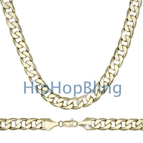 Cuban 12mm 30 Inch Gold Plated Hip Hop Chain