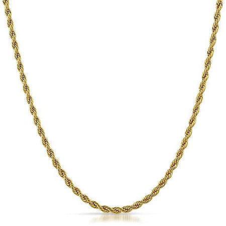 15MM Gold Steel CZ Bling Bling Tennis Chain