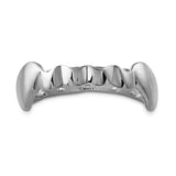 Bottom Silver Vampire Fang Grillz