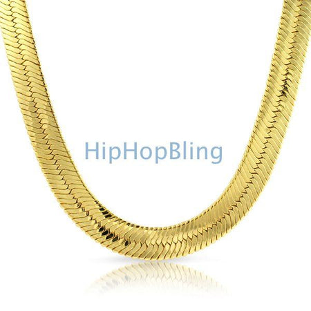 3 Rows of Ice Gold Iced Out Chain