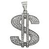 Large Dollar Sign Stainless Steel Cash Money Pendant