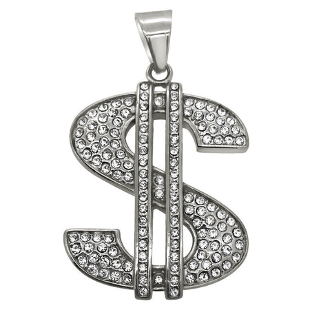 Money Green Jesus Piece Pendant  Rosary Chain