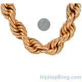 Dookie Rope Chain Rose Gold 20MM Necklace