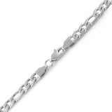 Figaro Stainless Steel Bracelet 6MM