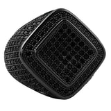 Deep Ice Black CZ Micro Pave Bling Ring