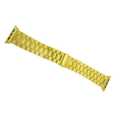 Bling Bling Gold Mesh Band Round LED Touch Screen Watch