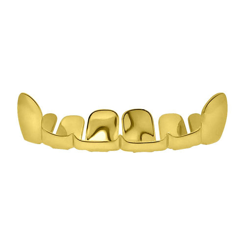 Gold Grillz Half Open Top Teeth