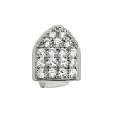 Bling Bling Grillz CZ Single Tooth Top Silver
