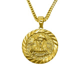 HipHopBling Gold Jesus Piece Medallion