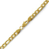 Figaro IP Gold Stainless Steel Bracelet 6MM