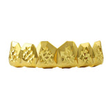 Custom Gold Grillz Diamond Cut Top