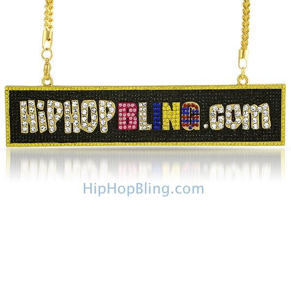 HipHopBling.com Logo Gold Hip Hop Jewelry