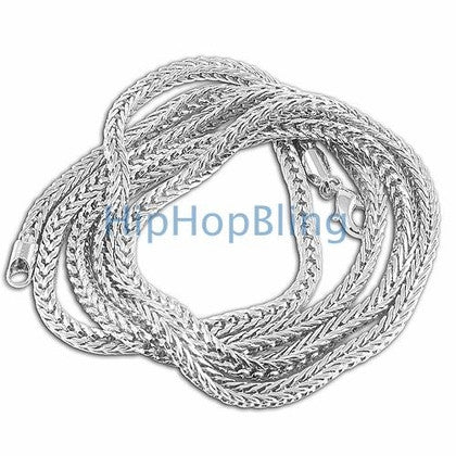 Premium Black & White Disco Ball Necklace Black Rope
