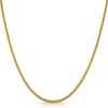 Rounded Box Gold Stainless Steel Chain