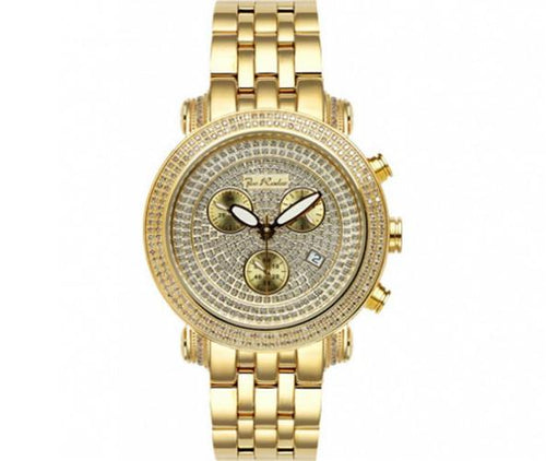 Golden Pave Classic Joe Rodeo Watch 3.50ct Diamonds