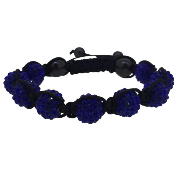 Blue 10MM Disco Ball Bracelet