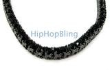 1 Row Black on Black Hip Hop Chain
