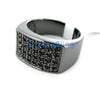 Classic Bling Mens CZ Black on Black Ring