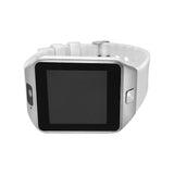 Smart Watch Silver Case White Band