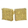 Lemonade Earrings 3D XL Box CZ Bling Bling