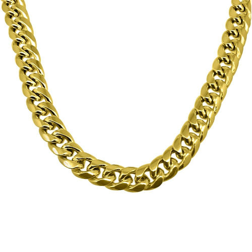 10K Yellow Gold 10MM Miami Cuban Chain