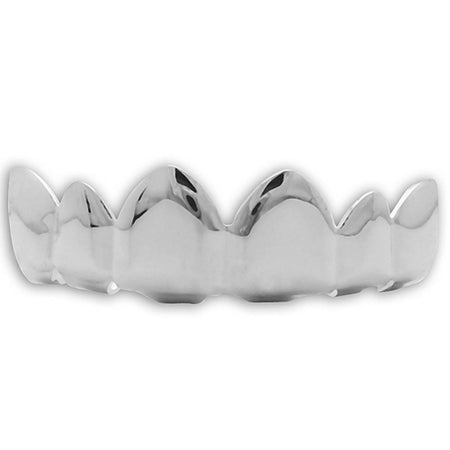 Silver King Crown Cap Tooth Grillz