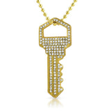 House Key Gold Pendant #2