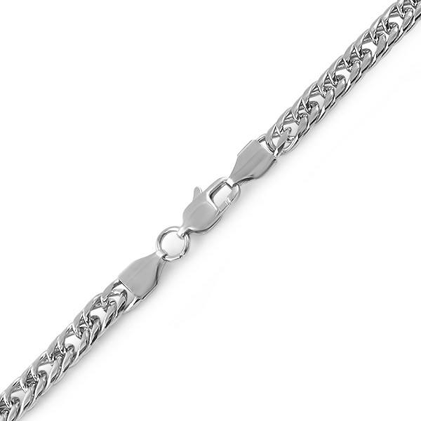Double Cuban Stainless Steel Chain Bracelet 6MM