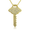 House Key Gold Pendant #1