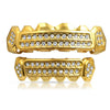 Customized Grillz Gold Teeth Top Bottom Set