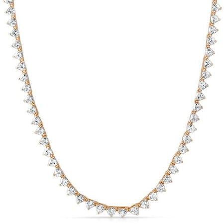 .925 Silver 4MM CZ Bling Tennis Chain Gold