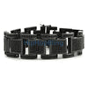 Black Chunky Ice CZ Bling Bling Bracelet