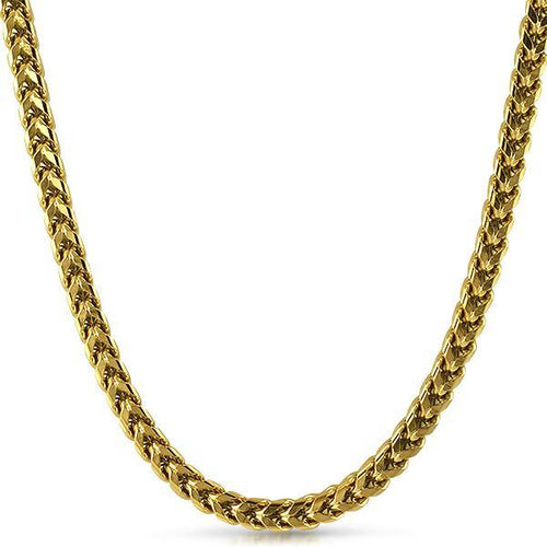 Franco Gold Stainless Steel Hip Hop Chain 6MM