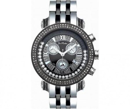 Black Blizzard Bling Bling Watch & 6 Row Band