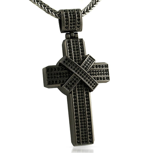 Thick X Cross Pendant