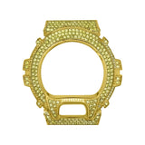 Canary CZ Gold Stainless Steel Bezel Case For Casio G Shock DW6900