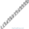 Cuban Bracelet Silver Plated 10MM Bracelet