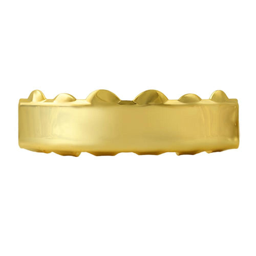 Gold Grillz Bar Hip Hop Style Top